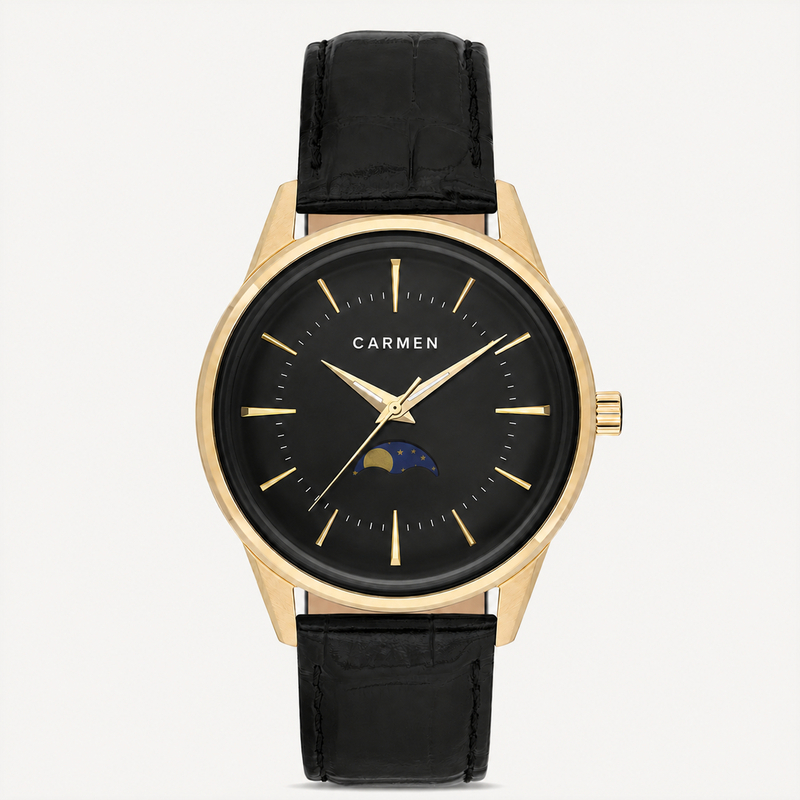 Carmen Carmen Master CRM.10097.06 Ay Göstergeli (Moonphase) Erkek Kol Saati