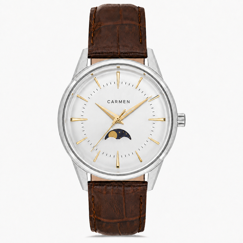 Carmen Carmen Master CRM.10097.01 Ay Göstergeli (Moonphase) Erkek Kol Saati