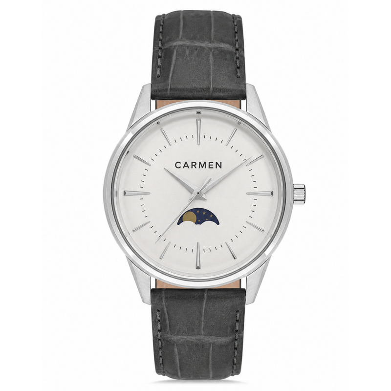 Carmen Carmen Master CRM.10097.02 Ay Göstergeli (Moonphase) Erkek Kol Saati